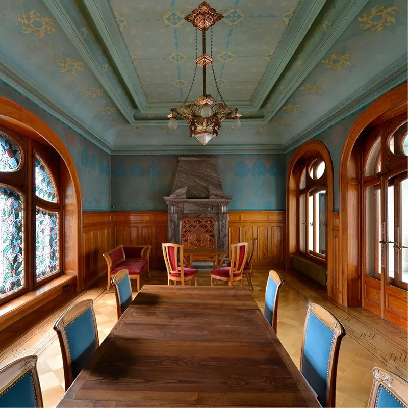 Le Salon bleu : Art nouveau et horlogerie